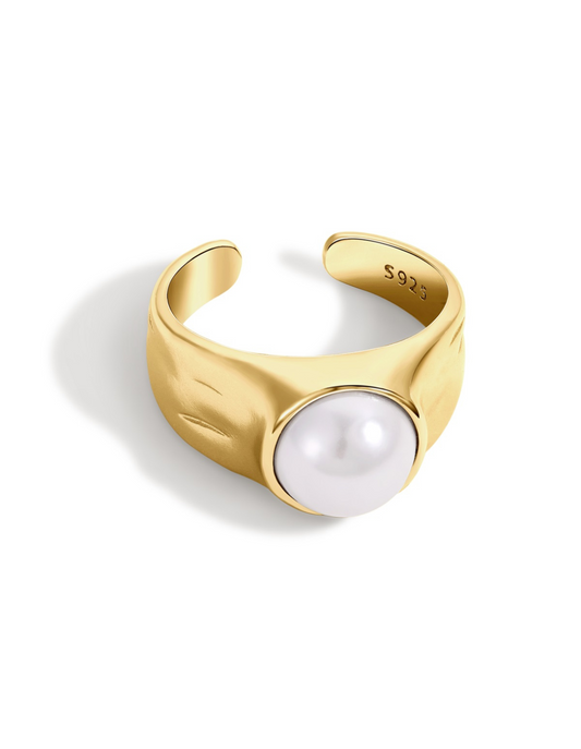 Adore Pearl Adjustable Ring
